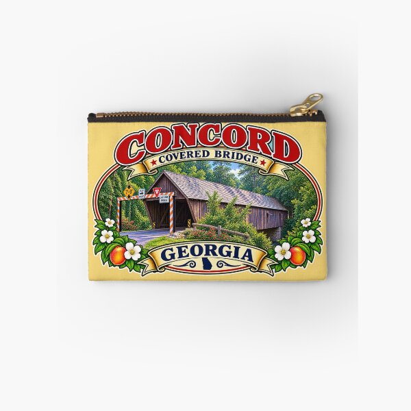 Item preview, Concord Covered Bridge sticker designed and sold by gotucoveredart.