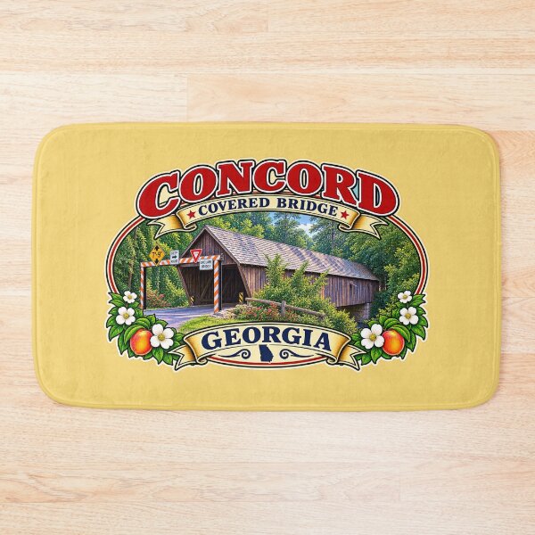Item preview, Concord Covered Bridge sticker designed and sold by gotucoveredart.
