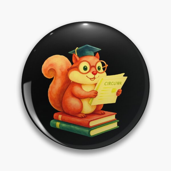 Item preview, Cute Reading Squirrel Student Art designed and sold by TrinovaCreates.