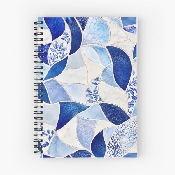 Item preview, Blue & White Mosaic Phone Case – Luxury Modern Geometric Design designed and sold by Nara8.