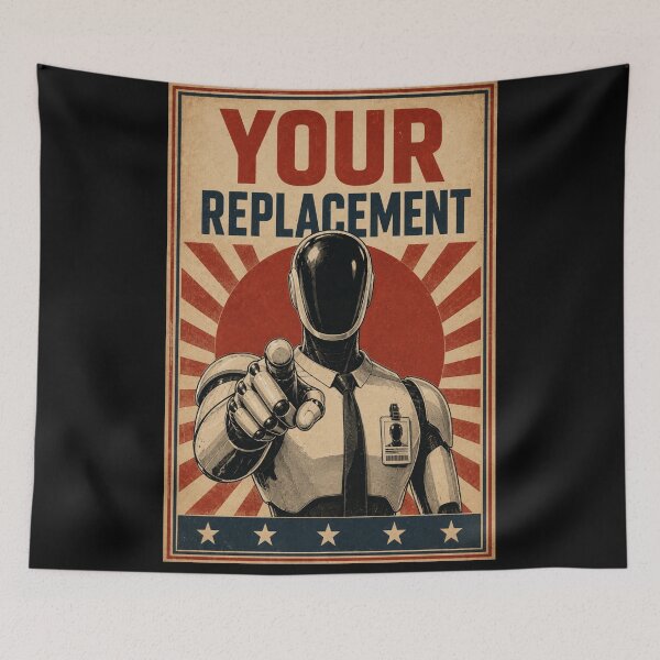 Item preview, Ai Technology Futuristic Robot Tech Graphic designed and sold by TEEJAMBOREE.