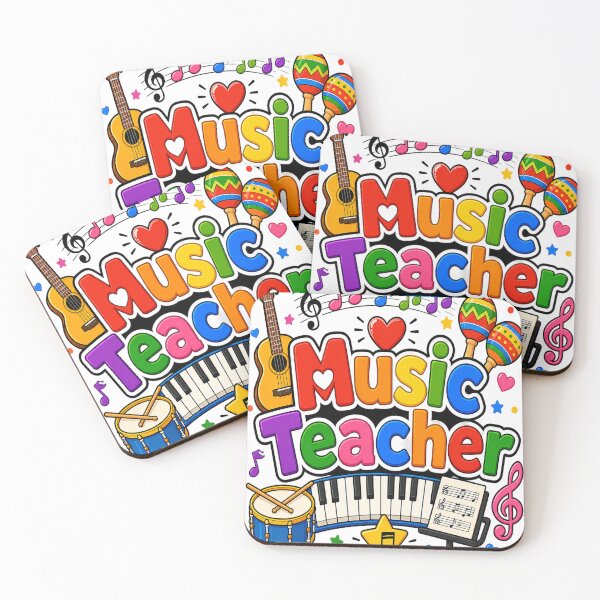 Item preview, Music Teacher Cute Kawaii Musical Instruments Back to School designed and sold by shemodas.