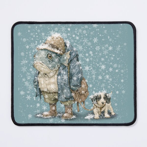 Item preview, Fish in the snow designed and sold by Tana&tanuc.