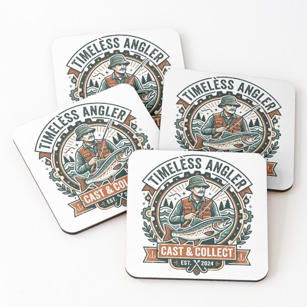 Item preview, Timeless Angler Vintage Fishing Badge – Cast & Collect Retro Fisherman designed and sold by cannsuh.