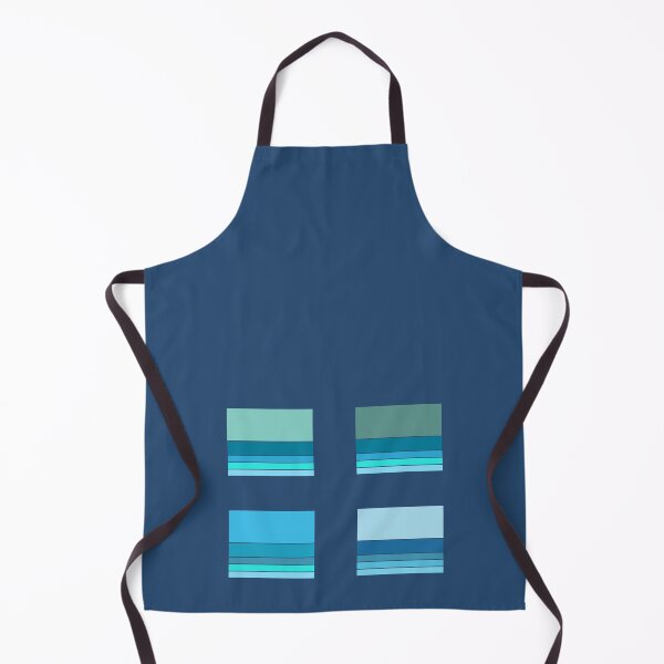 Item preview, Coastal Colors Stripes in Rectangles x 4 Rectangles designed and sold by Beachy.