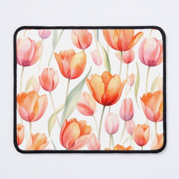 Item preview, Soft Watercolor Tulip Pattern designed and sold by NNhu.