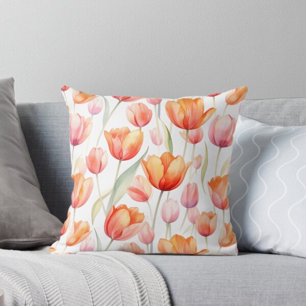 Item preview, Soft Watercolor Tulip Pattern designed and sold by NNhu.