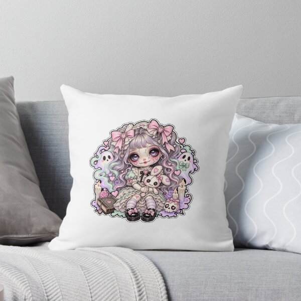 Item preview, Sweetly Haunted Doll | Creepy Cute Porcelain Doll Pastel Gothic Art designed and sold by DmaarGroup.