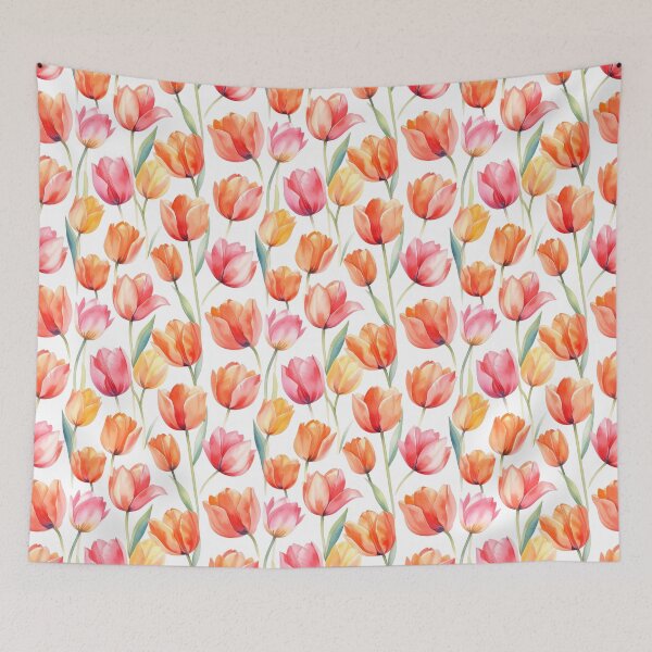 Item preview, Soft Watercolor Tulip Pattern designed and sold by NNhu.