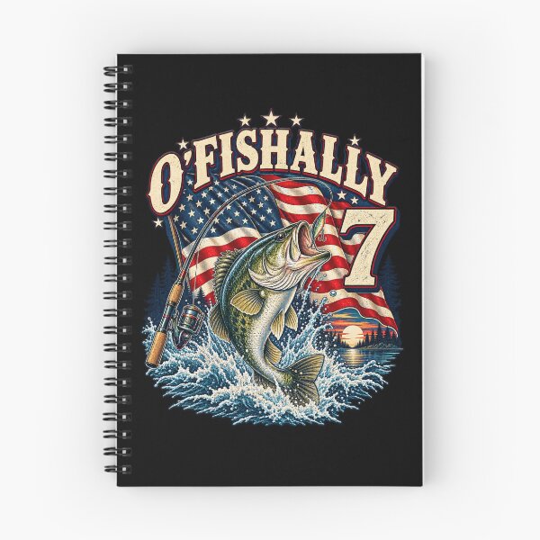 Item preview, O'fishally 7 Years Old Fishing 7th Birthday Boys Kids T-Shirt | Funny Fisherman Birthday Graphic Gift designed and sold by Trendably.