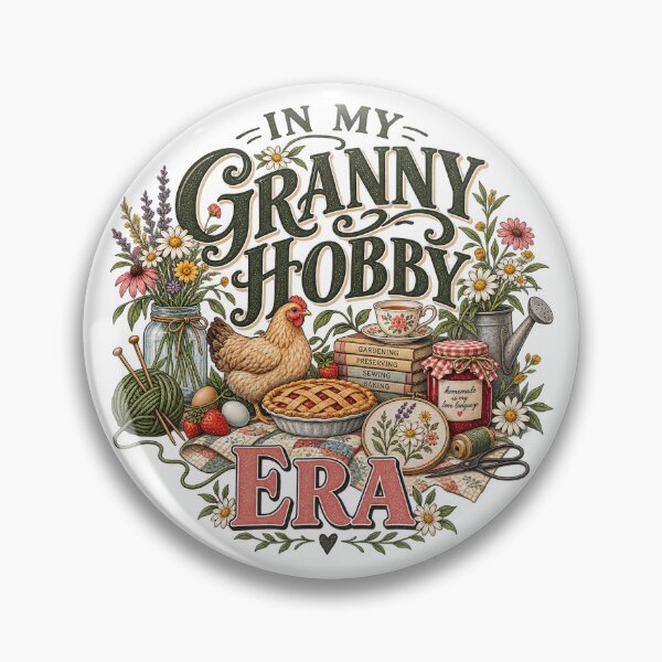 Item preview, In My Granny Hobby Era – Gardening, Baking, Sewing & Homesteading Cottagecore Design designed and sold by InkBarn.