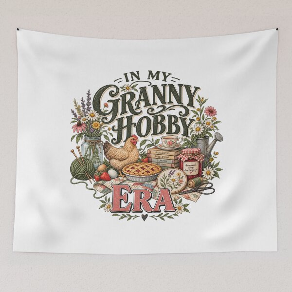 Item preview, In My Granny Hobby Era – Gardening, Baking, Sewing & Homesteading Cottagecore Design designed and sold by InkBarn.
