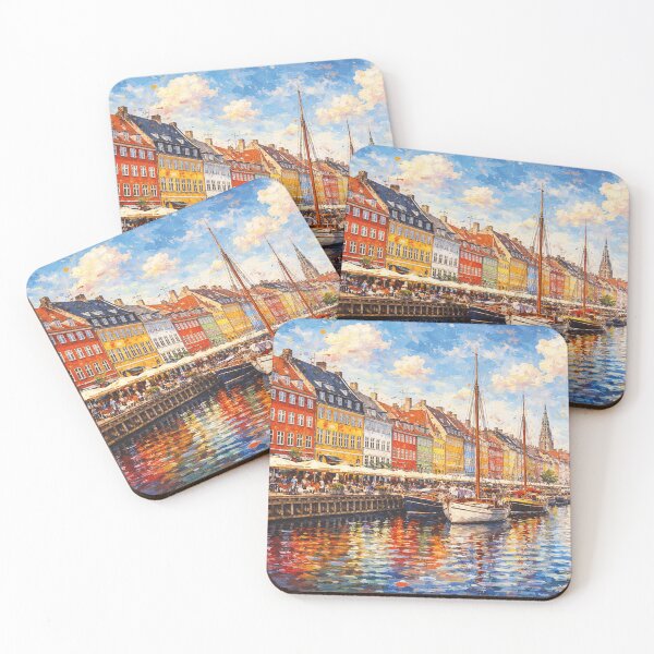 Item preview, A Painting of Copenhagen, the Capital of Denmark – A Beautiful European City. designed and sold by GalleryKauffeld.
