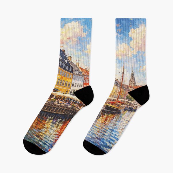 Item preview, A Painting of Copenhagen, the Capital of Denmark – A Beautiful European City. designed and sold by GalleryKauffeld.