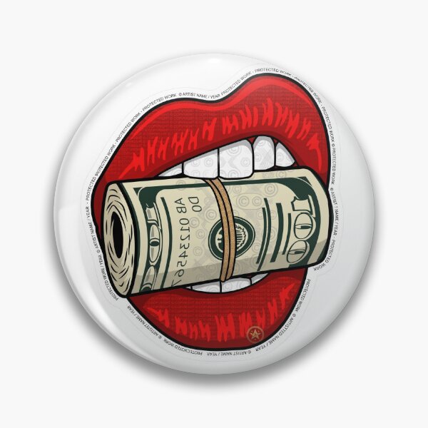 Item preview, Money Lips – Cash Money Dollar Bill Pop Art Design designed and sold by MAStrends.