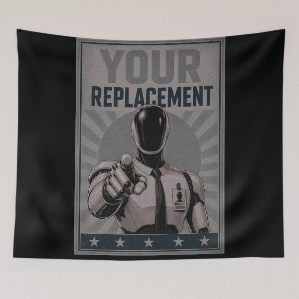 Item preview, Ai Technology Futuristic Robot Tech Graphic designed and sold by TEEJAMBOREE.