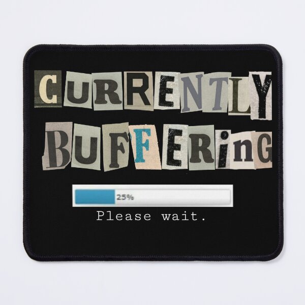Item preview, Currently Buffering, Funny Relatable Graphic T-Shirt designed and sold by FuzzDrive.