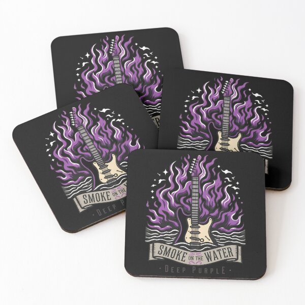 Item preview, Deep Purple Smoke on the Water Guitar Flame -3 designed and sold by NiamhSmithCute.