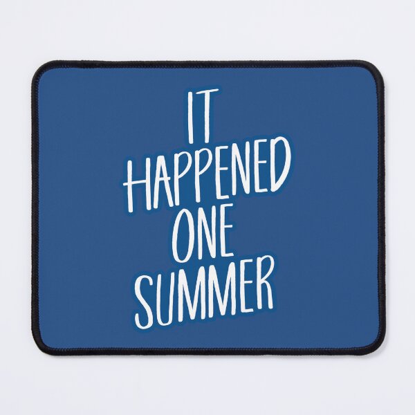Item preview, "It Happened One Summer" Book Title (Blue Background) designed and sold by jamierachelz.