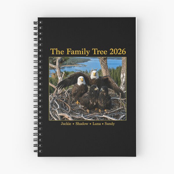 Item preview, Jackie and Shadow Bald Eagle Family Tree designed and sold by Vectraxos.