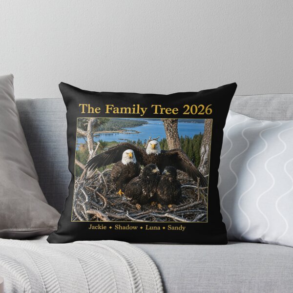 Item preview, Jackie and Shadow Bald Eagle Family Tree designed and sold by Vectraxos.