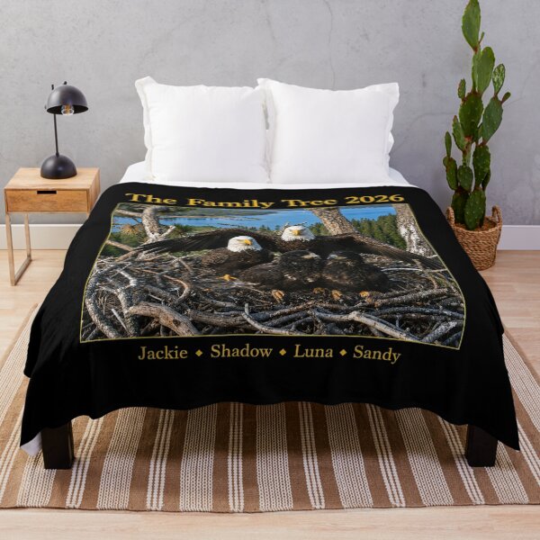 Item preview, Jackie and Shadow Bald Eagle Family Tree designed and sold by Vectraxos.