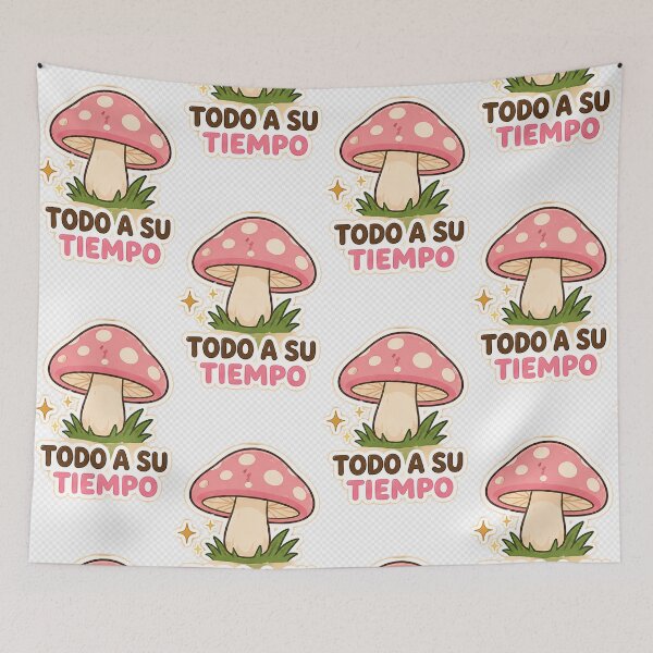 Item preview, Everything in Its Time – Cute Mushroom designed and sold by Car23314.