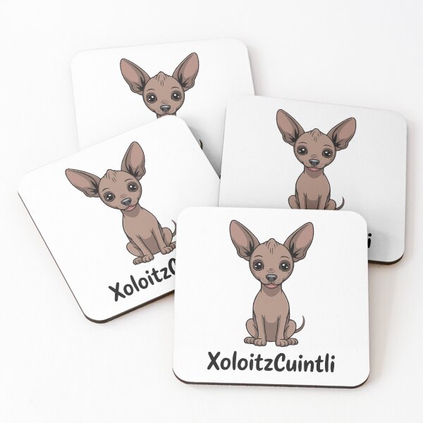 Item preview, Cute Xoloitzcuintli Mexican Hairless Dog Cartoon designed and sold by k3rstman1.