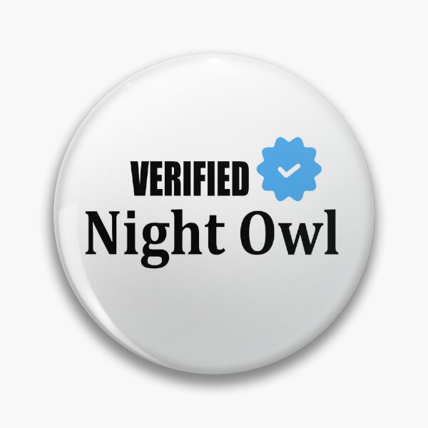 Item preview, Verified Night Owl – Most Productive at 2 AM designed and sold by GriffinRey.