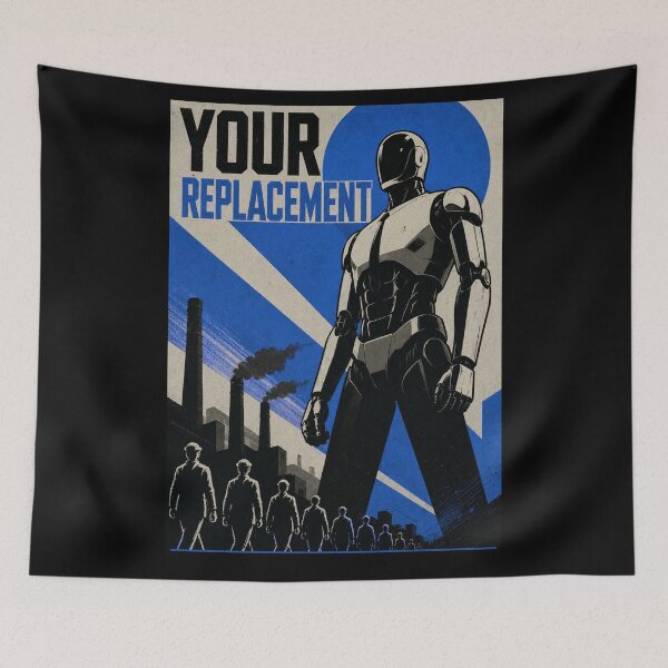 Item preview, Ai Technology Futuristic Robot Tech Graphic designed and sold by TEEJAMBOREE.
