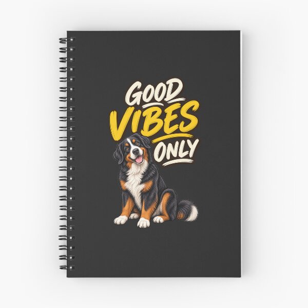 Item preview, Good Vibes Only Bernese Mountain Dog Funny Dog Lover Design designed and sold by AdicretorDesign.