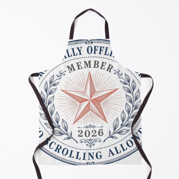 Item preview, Chronically Offline Society Member Vintage Seal designed and sold by Art&Fun.