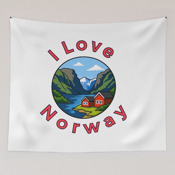 Item preview, I Love Norway  designed and sold by AMCreatix.