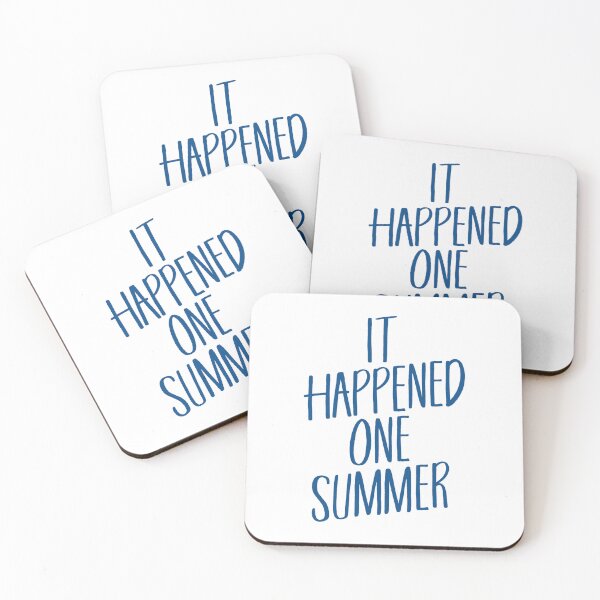 Item preview, "It Happened One Summer" Book Title (White Background) designed and sold by jamierachelz.