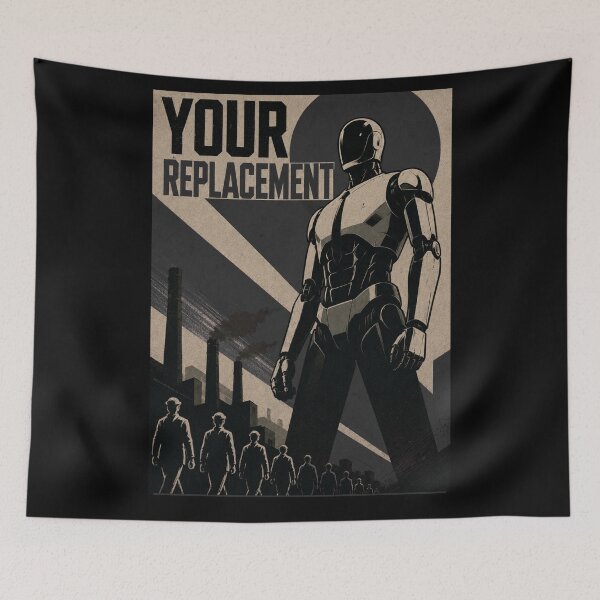Item preview, Ai Technology Futuristic Robot Tech Graphic designed and sold by TEEJAMBOREE.