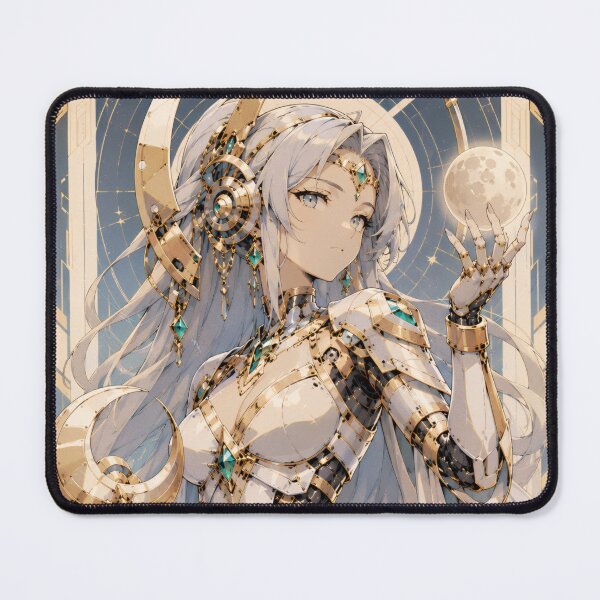 Item preview, Selene Cyberpunk – Greek Goddess of the Moon designed and sold by Apocalyptic Art Studio.