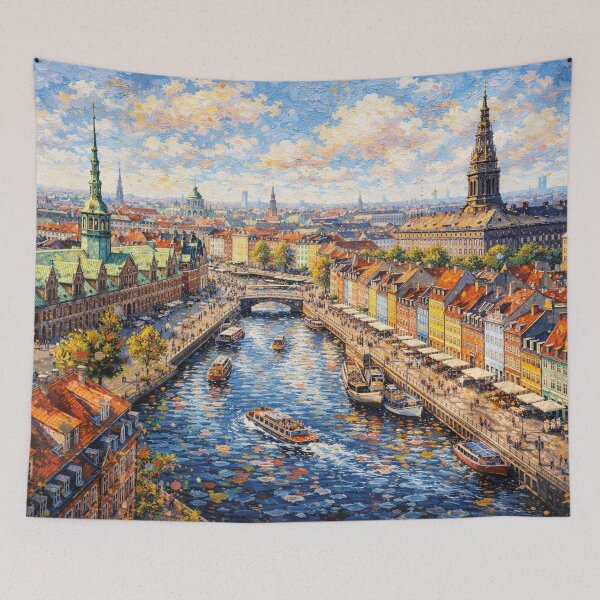 Item preview, Copenhagen painting, the Capital of Denmark – A Beautiful European City. designed and sold by GalleryKauffeld.