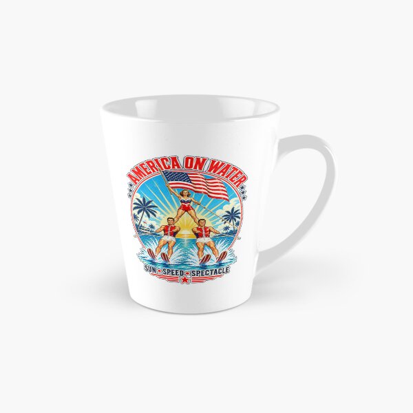 Item preview, America on Water – Vintage Patriotic Water Ski Show designed and sold by Past in Threads.