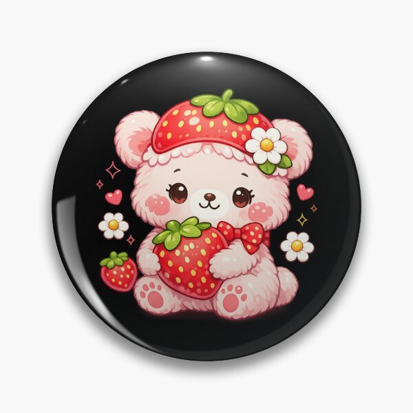 Item preview, Cute Strawberry Pink Bear designed and sold by YnMstudio25.