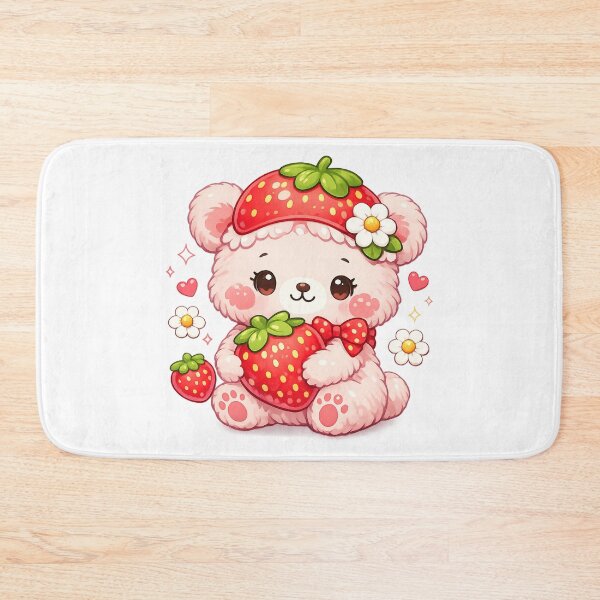 Item preview, Cute Strawberry Pink Bear designed and sold by YnMstudio25.