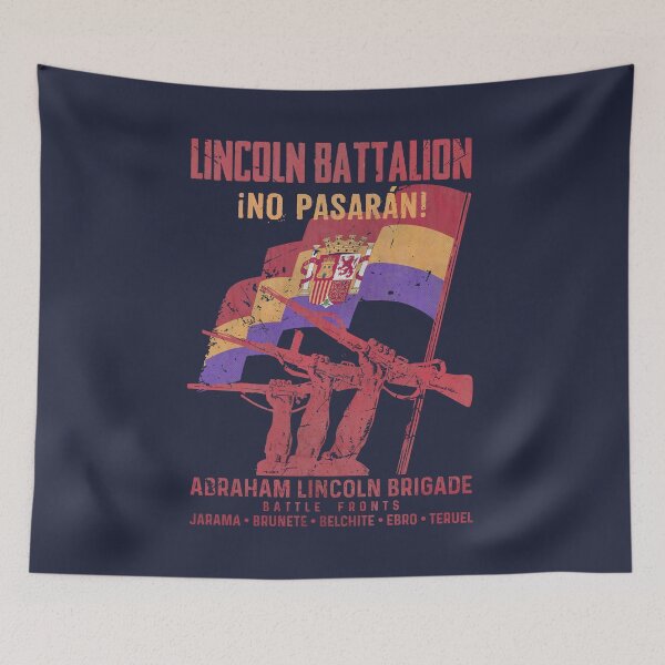 Item preview, Lincoln Battalion Brigade Spanish Civil War V02 designed and sold by Lidra Zehcnas.