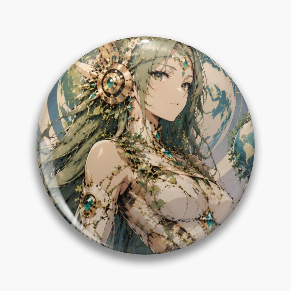 Item preview, Gaia Cyberpunk – Primordial Greek Goddess of the Earth designed and sold by Apocalyptic Art Studio.
