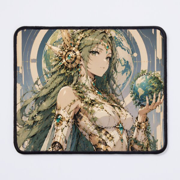 Item preview, Gaia Cyberpunk – Primordial Greek Goddess of the Earth designed and sold by Apocalyptic Art Studio.
