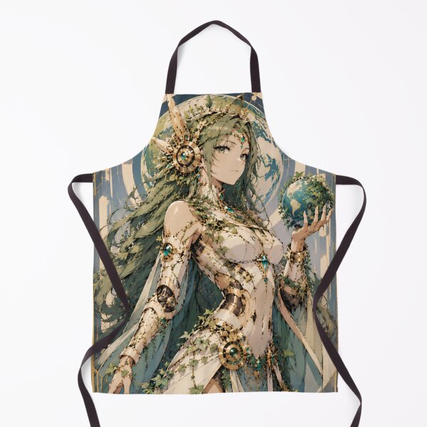 Item preview, Gaia Cyberpunk – Primordial Greek Goddess of the Earth designed and sold by Apocalyptic Art Studio.