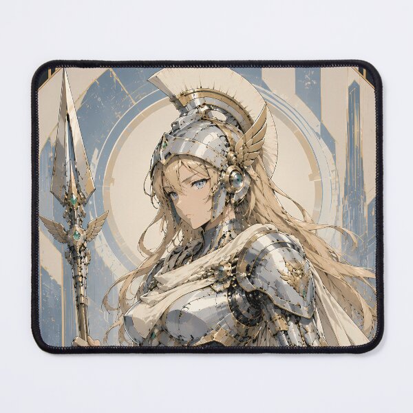 Item preview, Cyberpunk Athena – Greek Goddess of Wisdom and War designed and sold by Apocalyptic Art Studio.