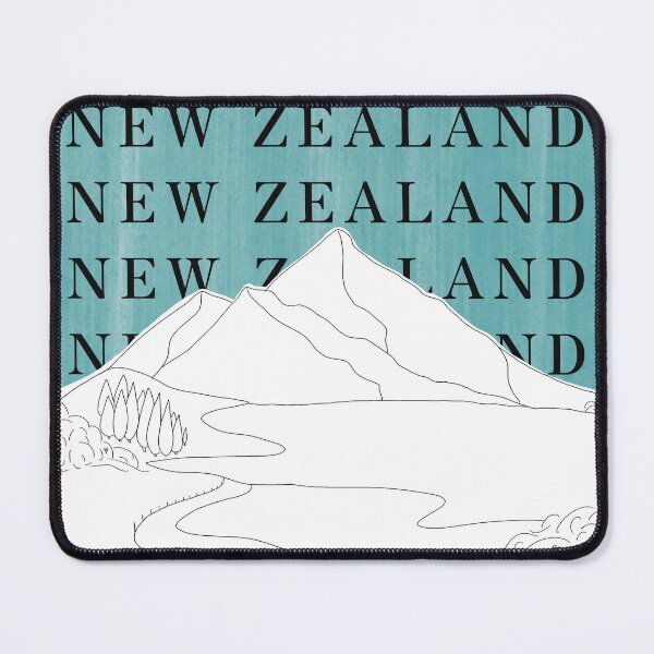 Item preview, New zeland Typograph poster designed and sold by dudaoliveira.art.