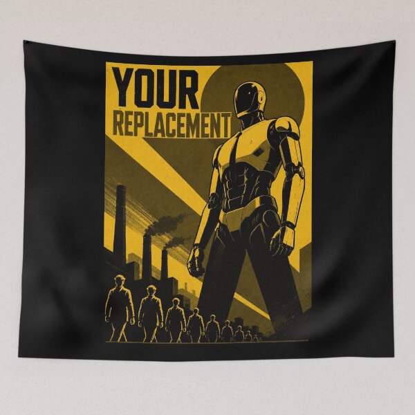 Item preview, Ai Technology Futuristic Robot Tech Graphic designed and sold by TEEJAMBOREE.