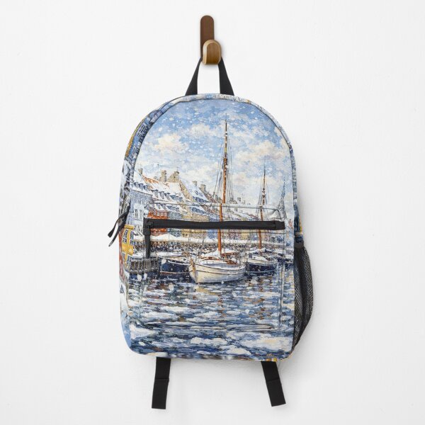 Item preview, Copenhagen in Denmark painting – a winter scene in this beautiful European city. designed and sold by GalleryKauffeld.