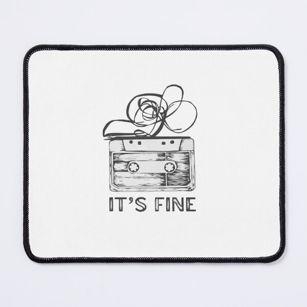 Item preview, It’s Fine Retro Cassette Tape | 80s 90s Nostalgia designed and sold by roartusa.
