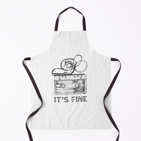 Item preview, It’s Fine Retro Cassette Tape | 80s 90s Nostalgia designed and sold by roartusa.